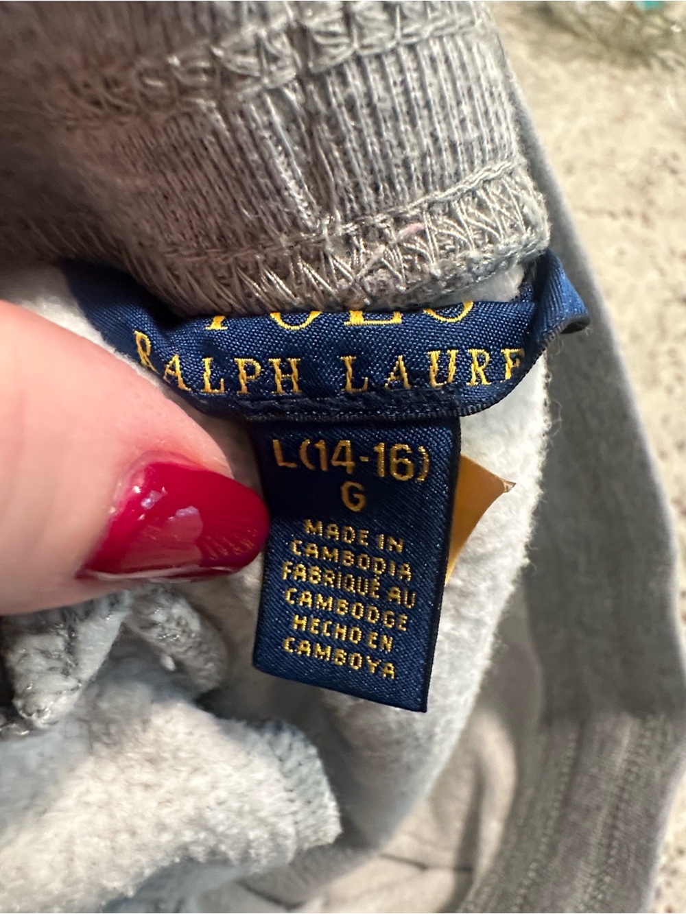 Ralph Lauren Gray Kids Sweatpants - Neutral Gray